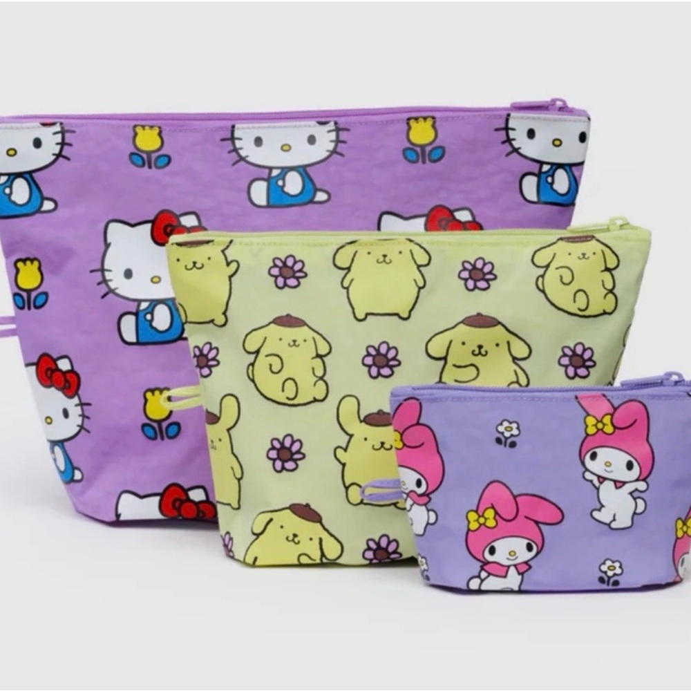 Hello Kitty and friends floral go pouch set NWT - Picture 3 of 6